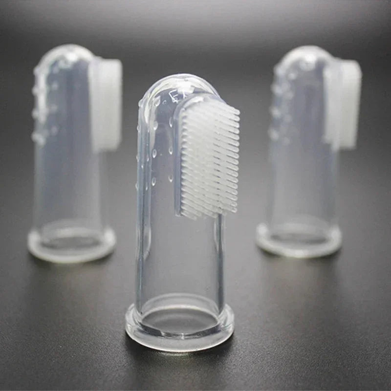 Silicone Finger Toothbrush for Dogs & Cats