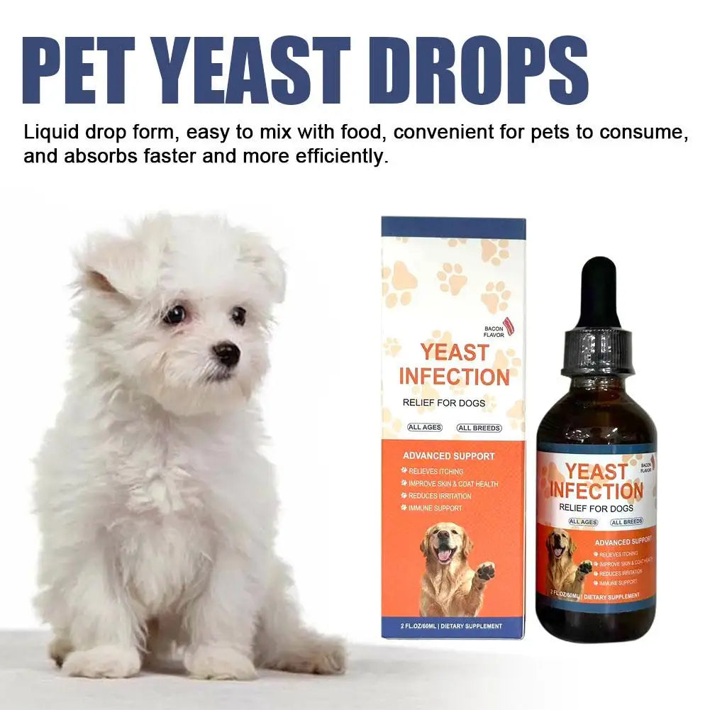 Herbal Skin & Coat Drops for Dogs (60ml)