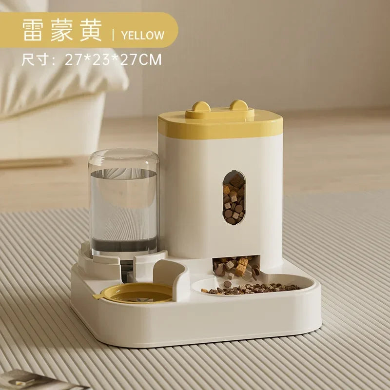 Large-Capacity Pet Feeder & Water Dispenser Set