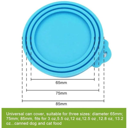 3-in-1 Silicone Pet Food Can Lid