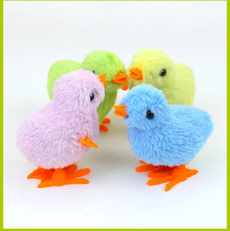 Wind-Up Hopping Chick Cat Toy