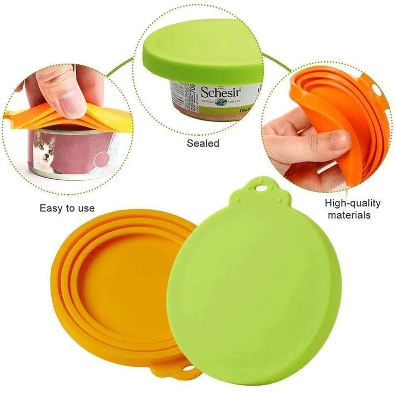 3-in-1 Silicone Pet Food Can Lid