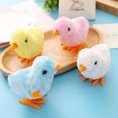 Wind-Up Hopping Chick Cat Toy