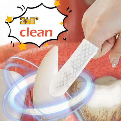 Disposable Dental Finger Wipes for Dogs & Cats