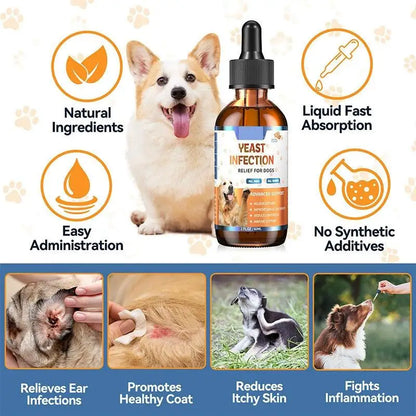 Herbal Skin & Coat Drops for Dogs (60ml)