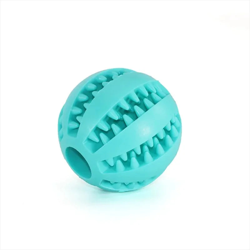 Rubber Treat Ball Dog Chew Toy
