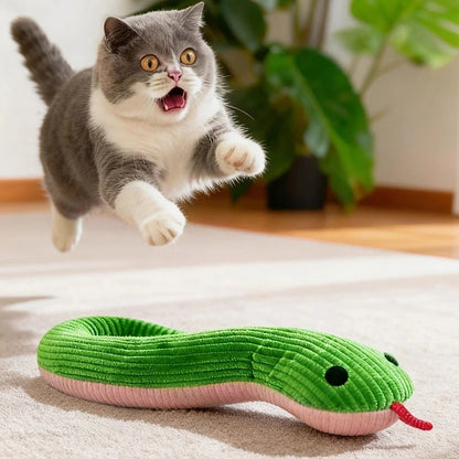 Plush Snake Kicker Toy for Cats & Dogs