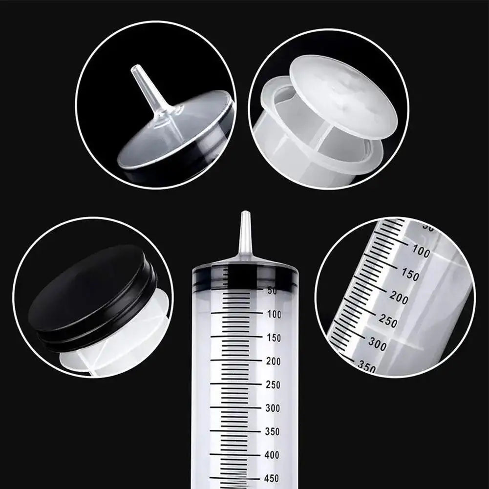 Large Feeding Syringe with 1m Hose (100–550ml)