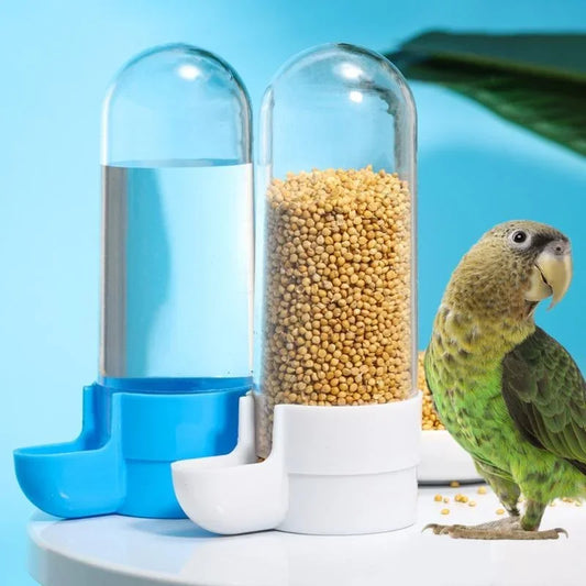 Hanging Cage Feeder & Water Dispenser for Birds & Small Pets