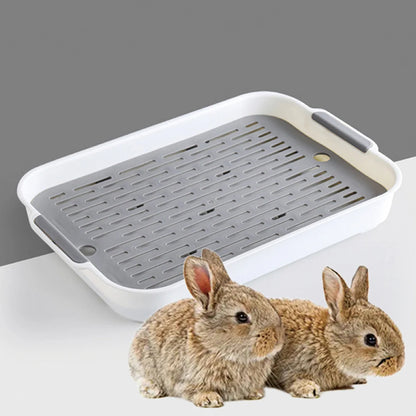 Corner Litter Box for Small Pets & Rabbits
