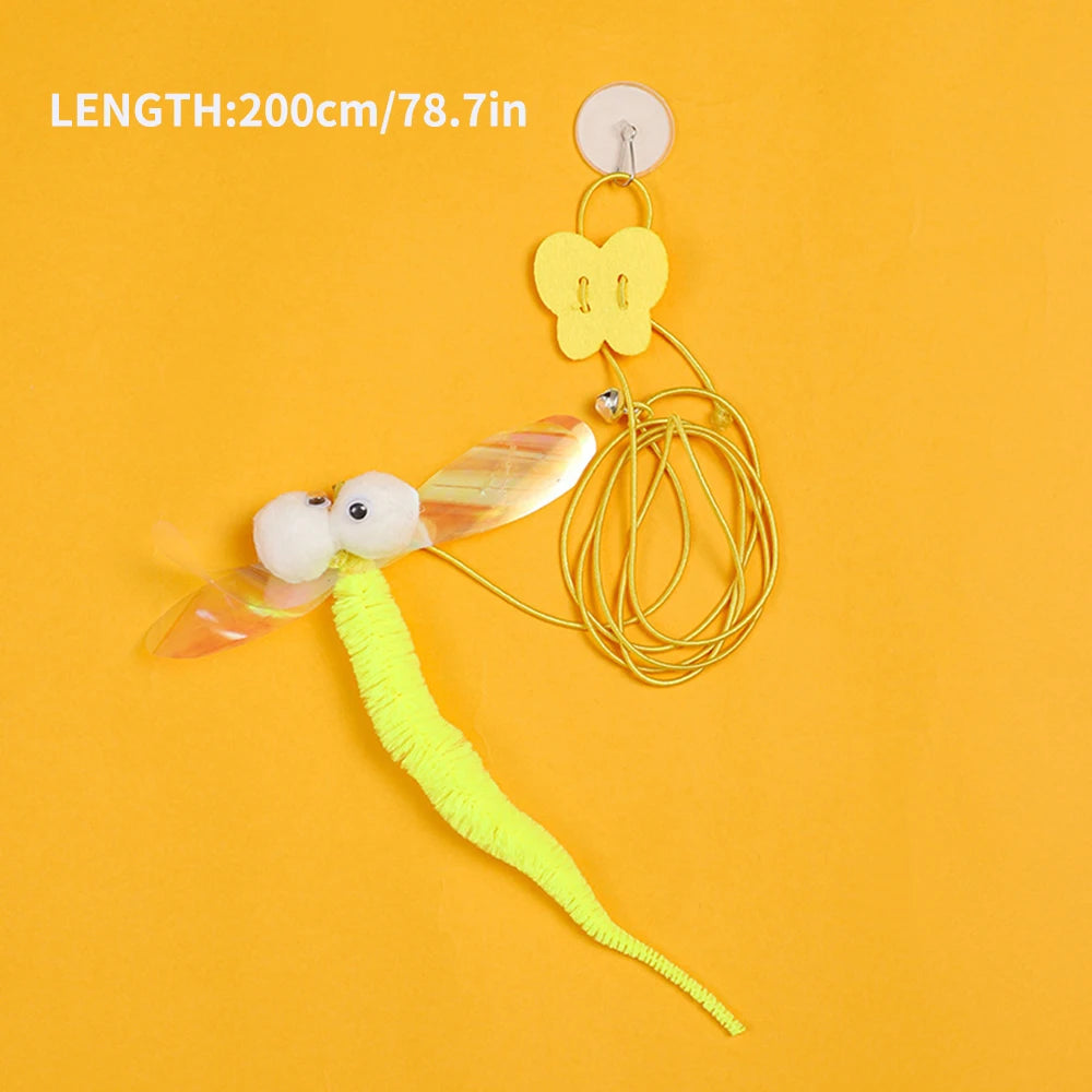 Hanging Door Cat Feather Toy