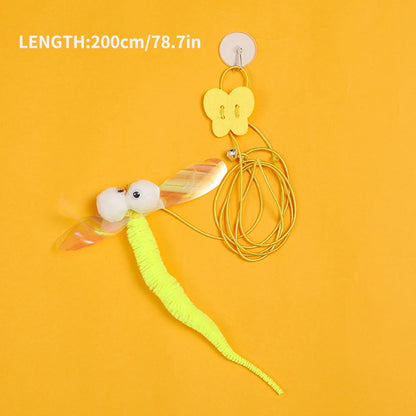 Hanging Door Cat Feather Toy