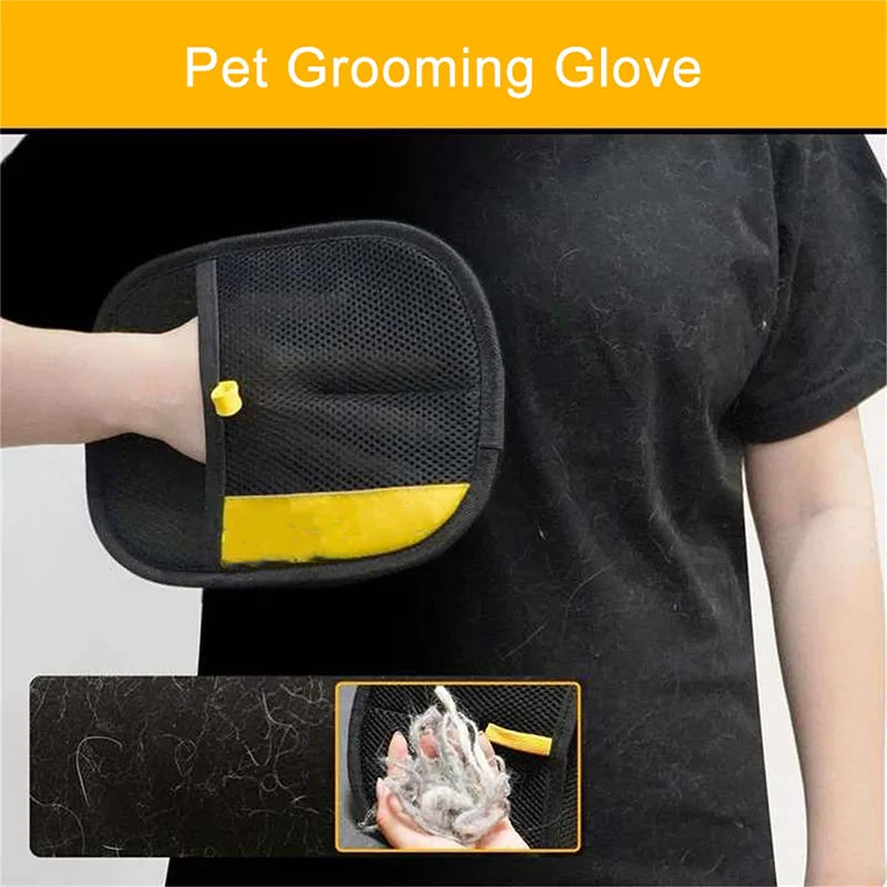 Double-Sided Pet Hair Cleaning Gloves