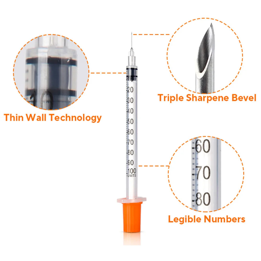 Disposable Veterinary Syringes 0.5–1ml (Multi-Pack)