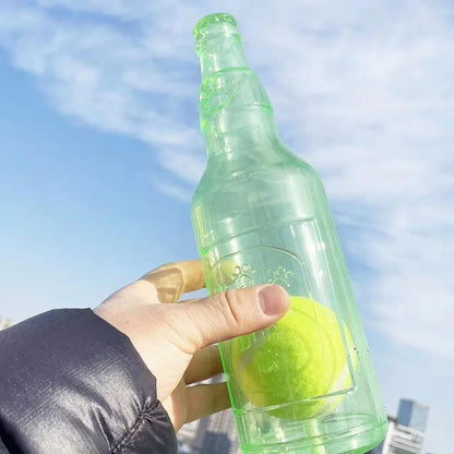 Squeaky Bottle Chew Toy with Tennis Ball