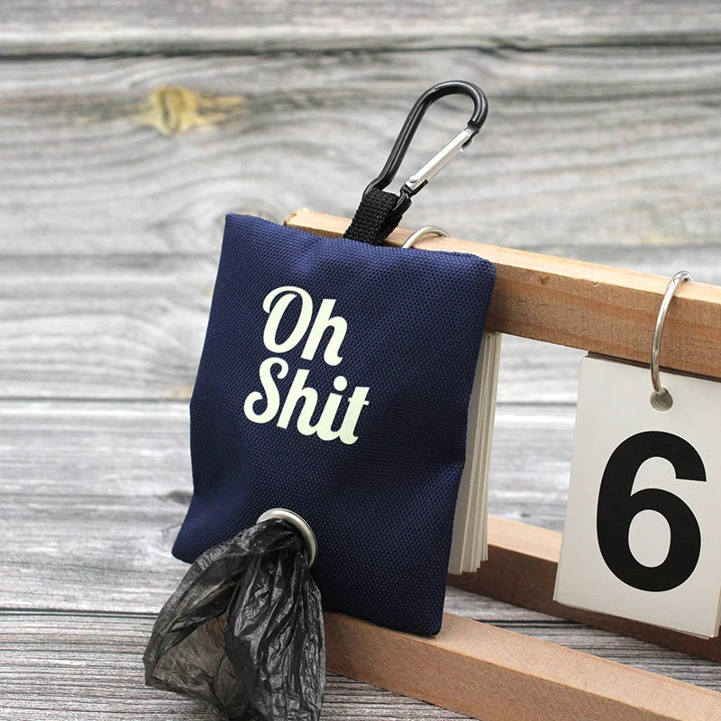 Canvas Poop Bag Dispenser Pouch