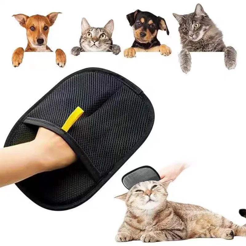 Double-Sided Pet Hair Cleaning Gloves