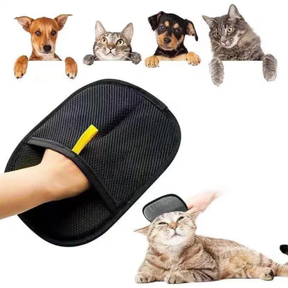 Double-Sided Pet Hair Cleaning Gloves
