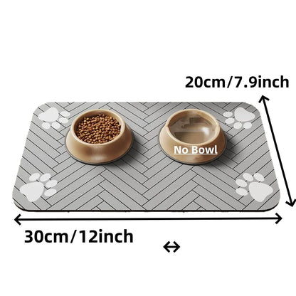 Absorbent Quick-Dry Pet Feeding Mat