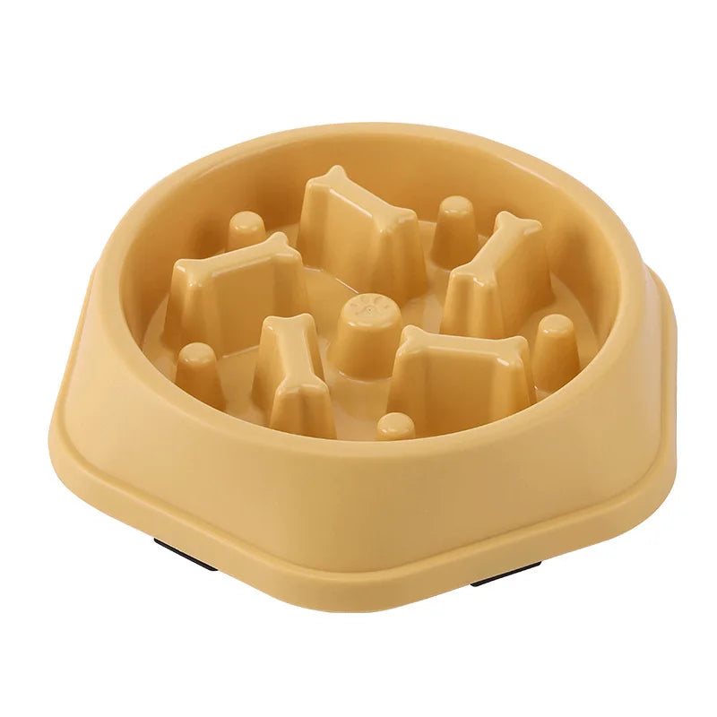 Anti-Choke Slow Feeder Bowl for Cats & Dogs