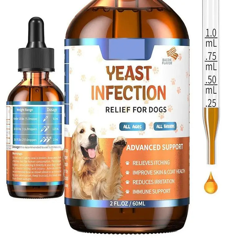 Herbal Skin & Coat Drops for Dogs (60ml)