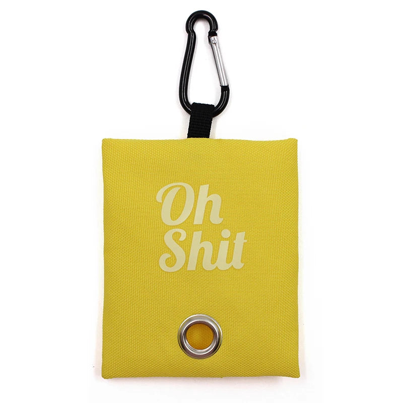 Canvas Poop Bag Dispenser Pouch