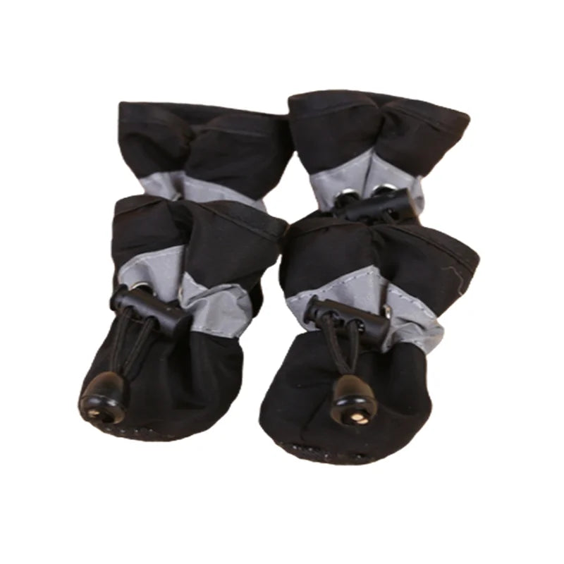 PU Rain Boots for Small Dogs & Cats (Set of 4)