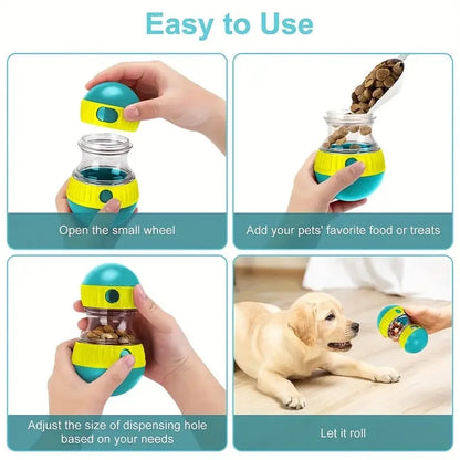 Interactive Treat Dispenser Dog Toy