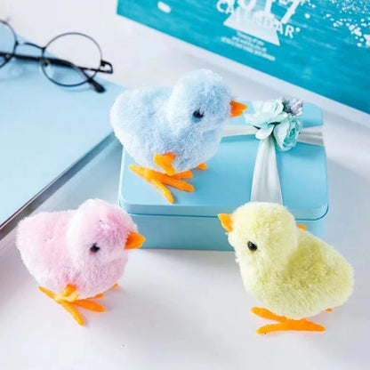 Wind-Up Hopping Chick Cat Toy