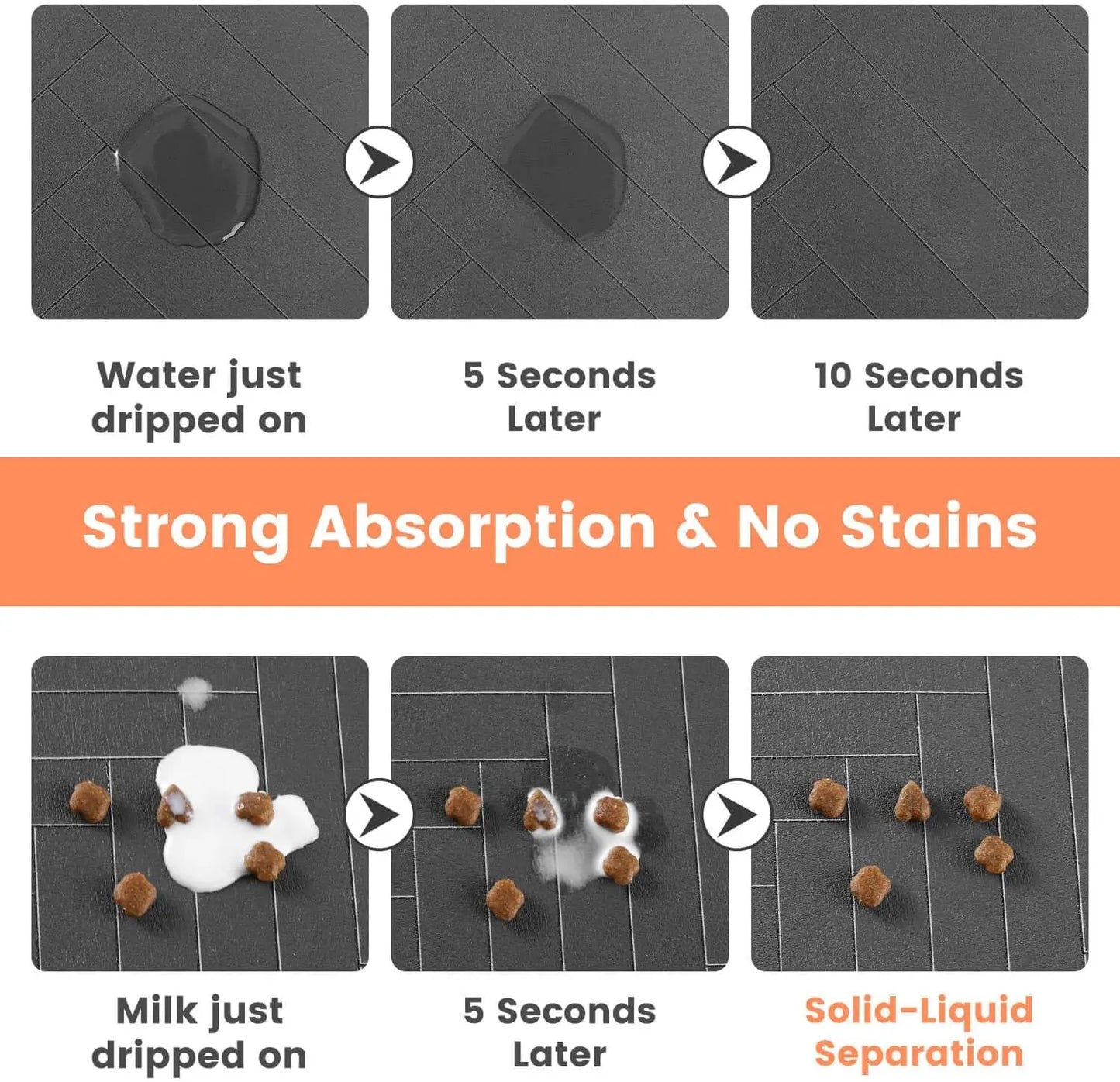 Diatomite Absorbent Pet Feeding Mat