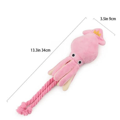 Interactive Octopus Rope Toy for Dogs