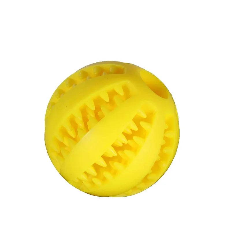 Rubber Treat Ball Dog Chew Toy
