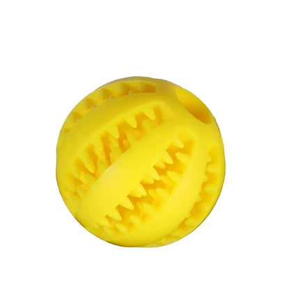 Rubber Treat Ball Dog Chew Toy