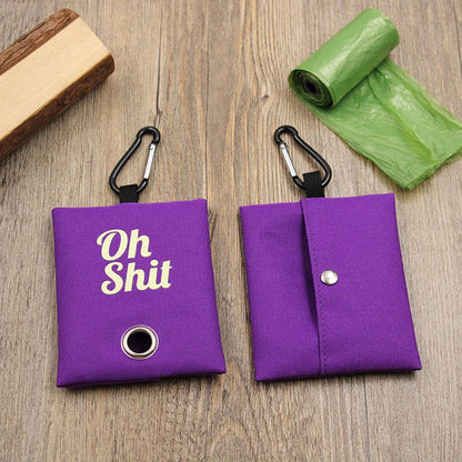 Canvas Poop Bag Dispenser Pouch