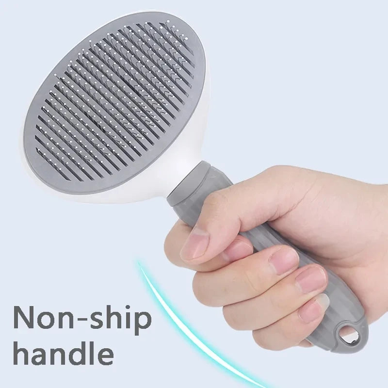 Self-Cleaning Slicker Brush for Cats & Dogs