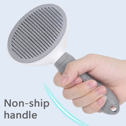 Self-Cleaning Slicker Brush for Cats & Dogs