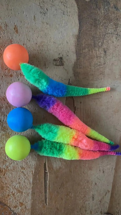 Bouncing Caterpillar Cat Toy