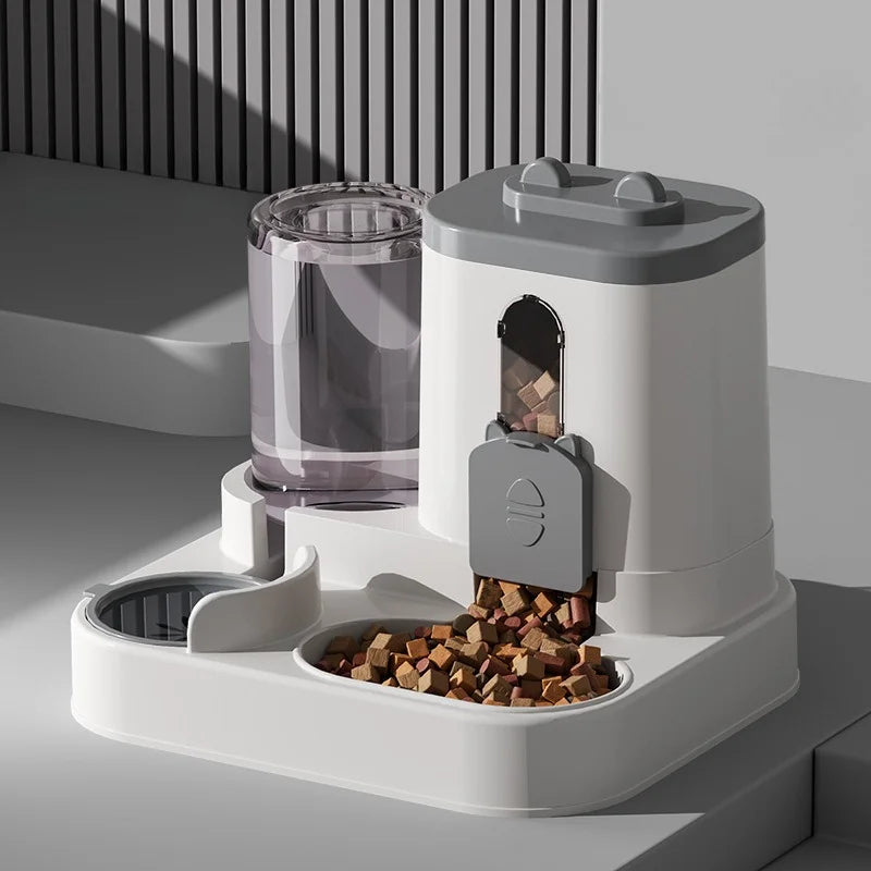 Automatic Cat & Dog Feeder with Water Fountain
