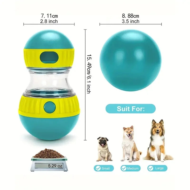 Interactive Treat Dispenser Dog Toy