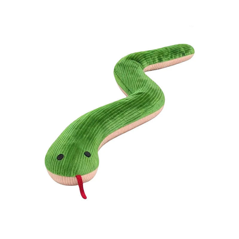 Plush Snake Kicker Toy for Cats & Dogs