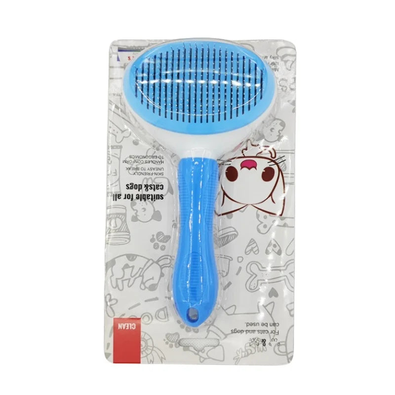 Self-Cleaning Slicker Brush for Cats & Dogs