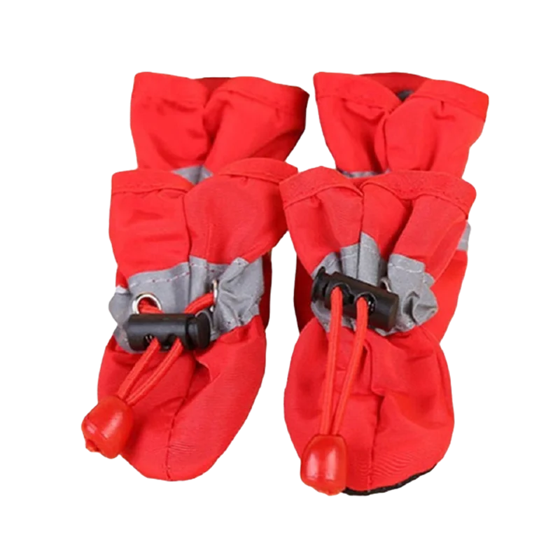 PU Rain Boots for Small Dogs & Cats (Set of 4)