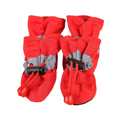 PU Rain Boots for Small Dogs & Cats (Set of 4)