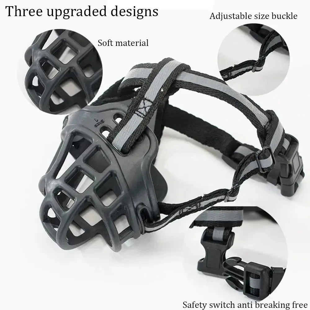 Breathable Silicone Dog Muzzle