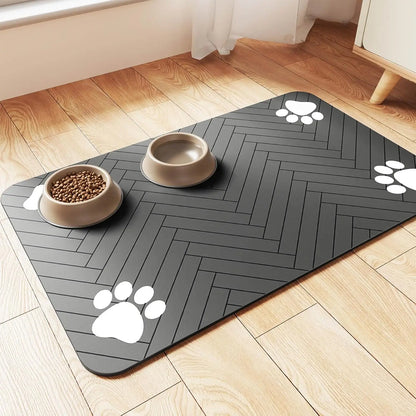 Diatomite Absorbent Pet Feeding Mat