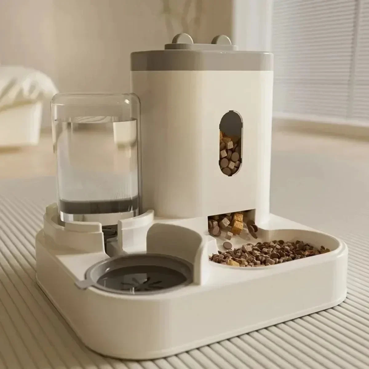 Large-Capacity Pet Feeder & Water Dispenser Set