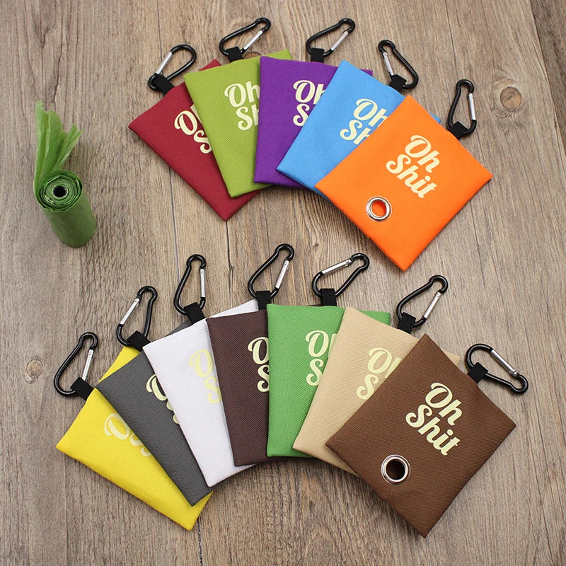 Canvas Poop Bag Dispenser Pouch