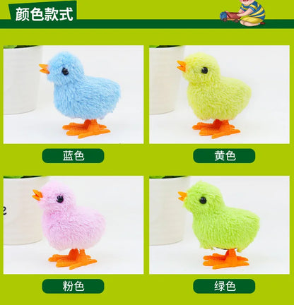 Wind-Up Hopping Chick Cat Toy