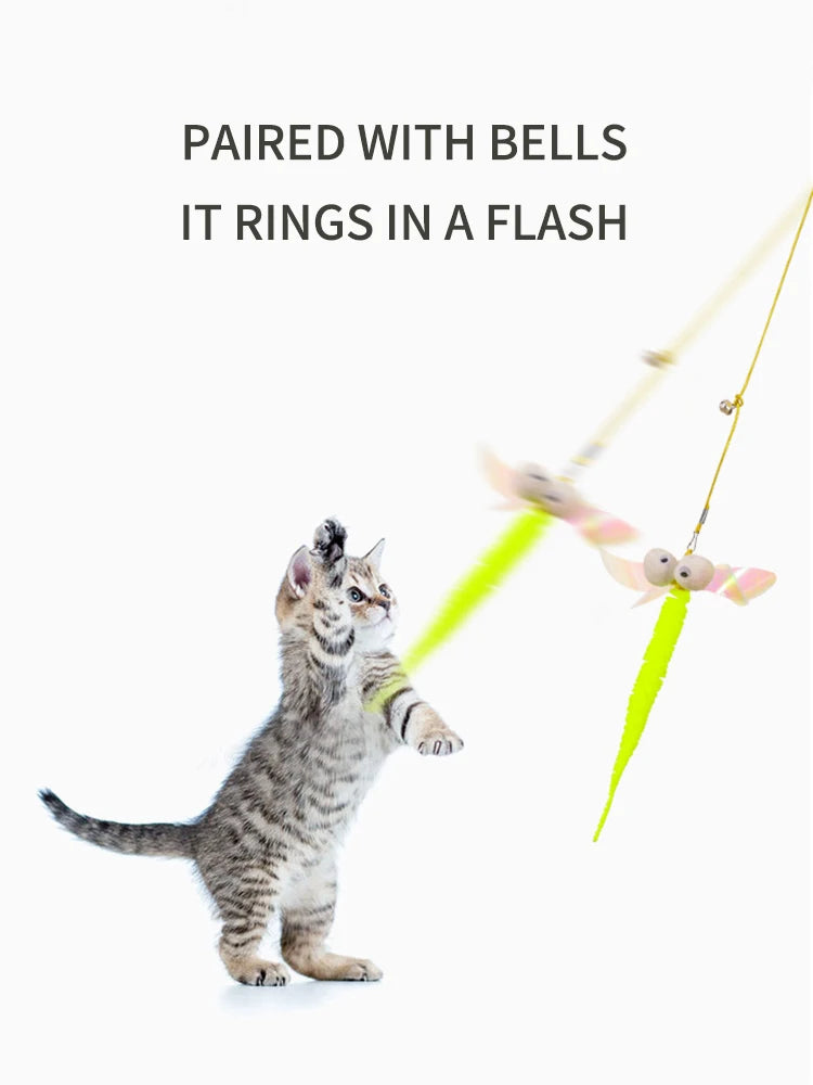 Hanging Door Cat Feather Toy