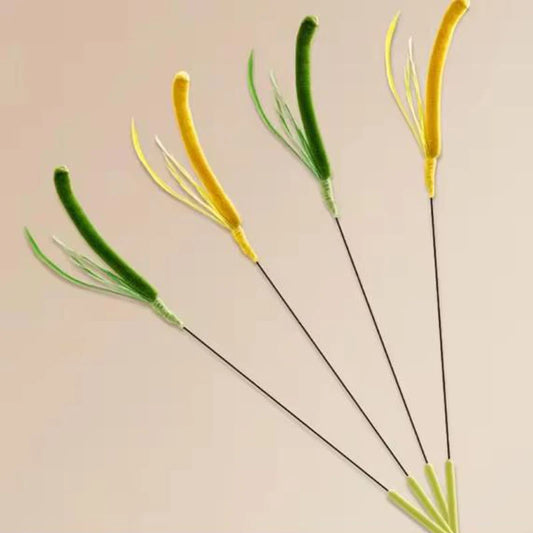 Dogtail Grass Cat Teaser Wand